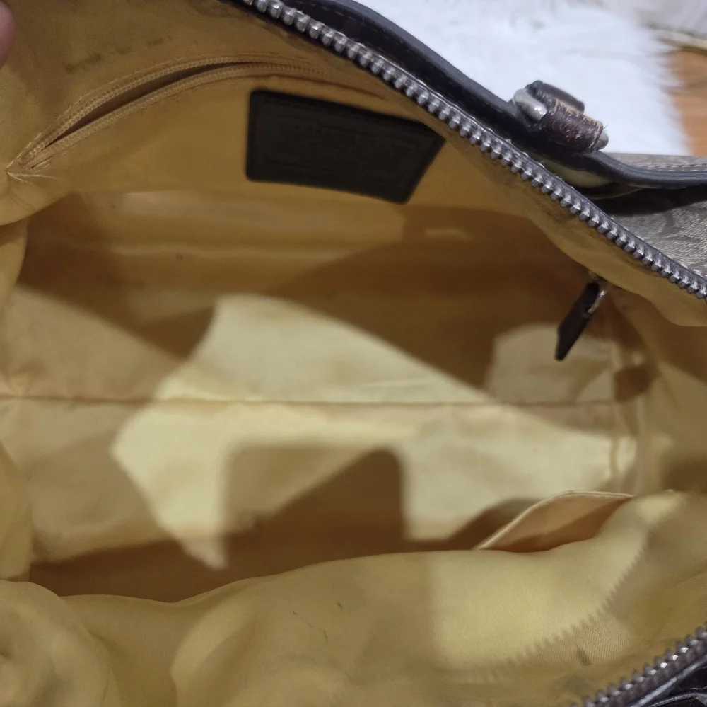 🤎▪️Coach ▪️ Heritage Stripe Signature Satchel (model F14478)  [2010 Year]